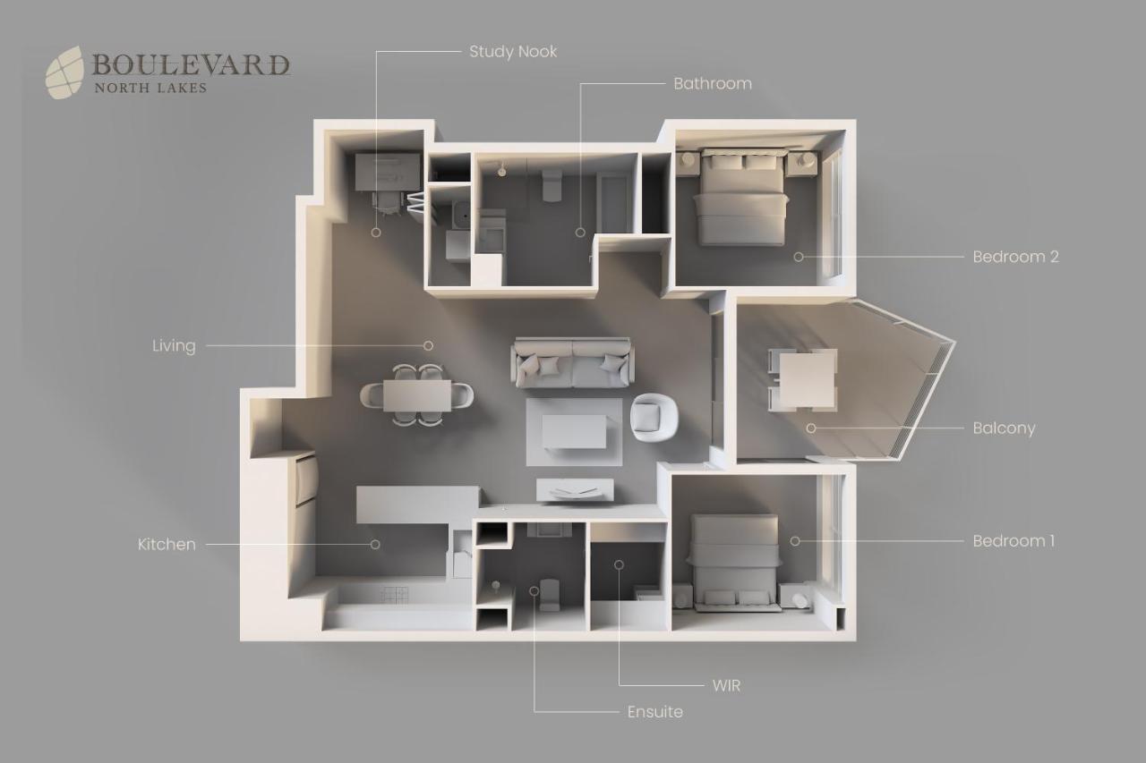 Boulevard North Lakes Bagian luar foto