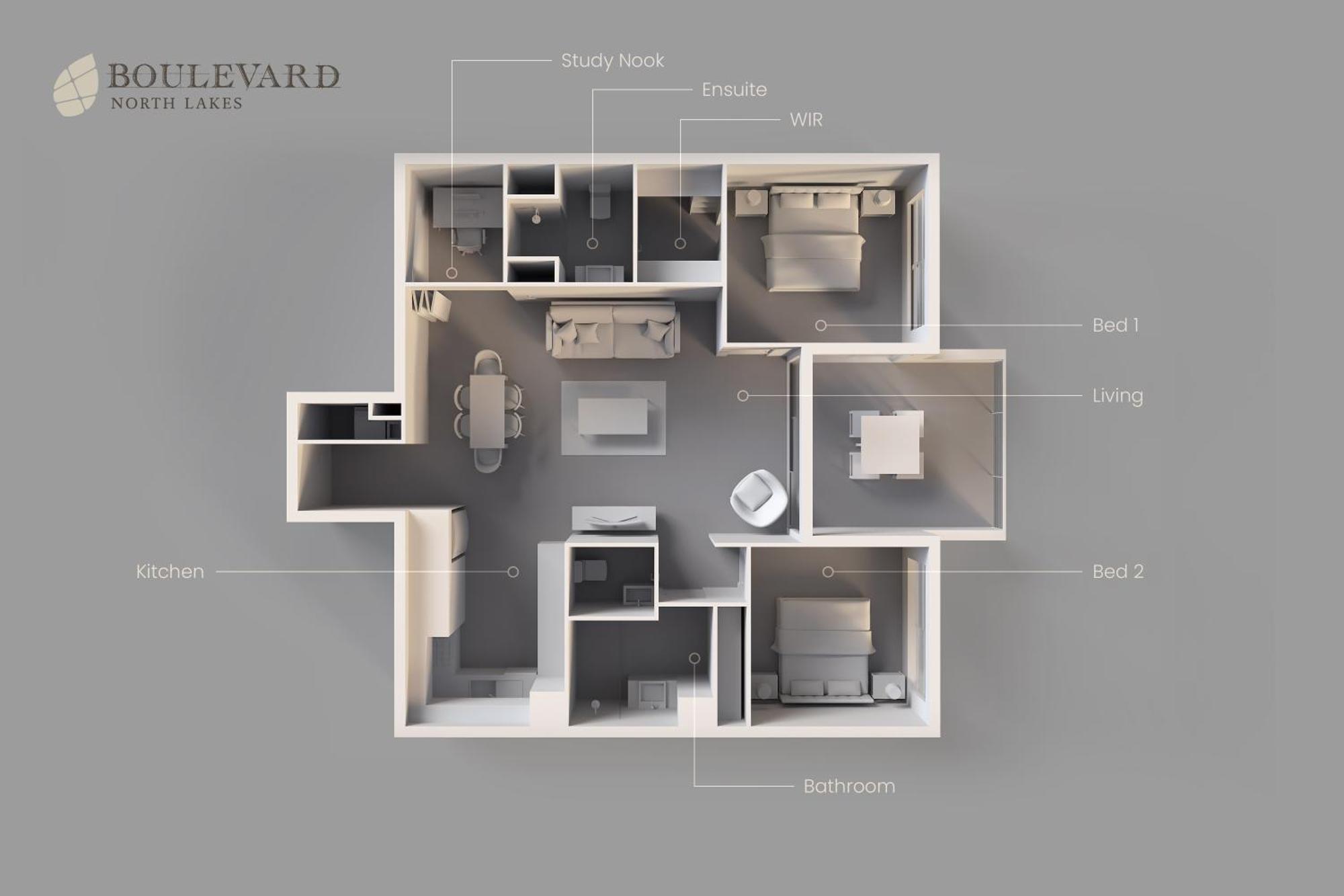Boulevard North Lakes Bagian luar foto